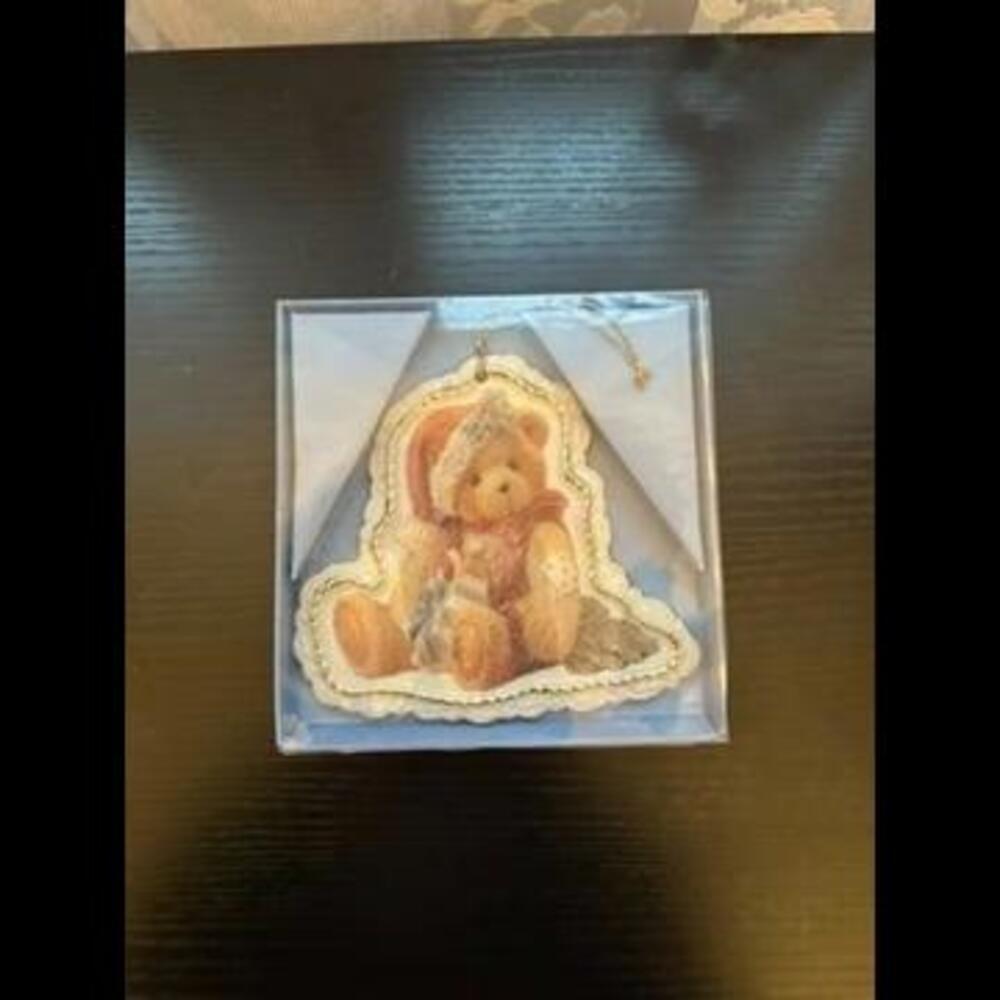 Cherished Teddies Collectible Christmas Ornament - Vintage Holiday Decor